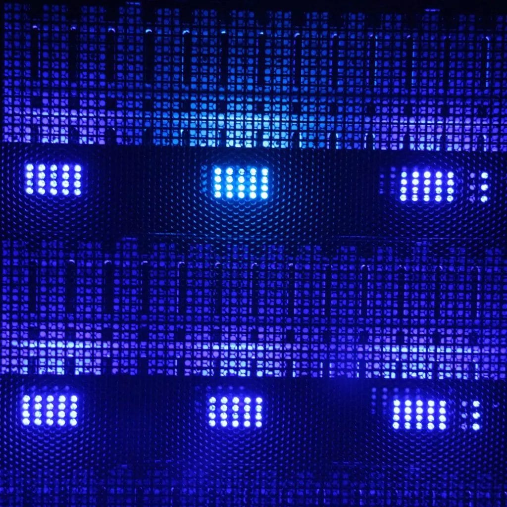 blue lights