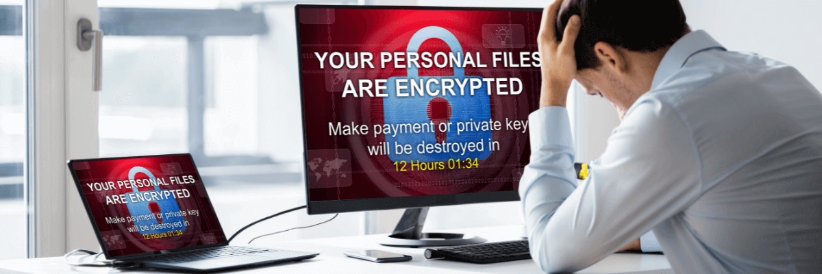 a desperate man - victim of the ransomware