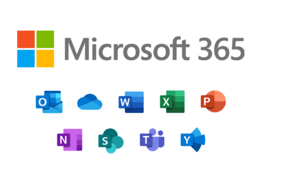 microsoft 365 apps logos