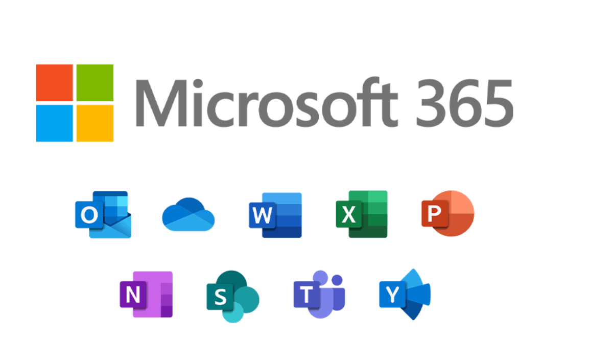 microsoft 365 apps logos