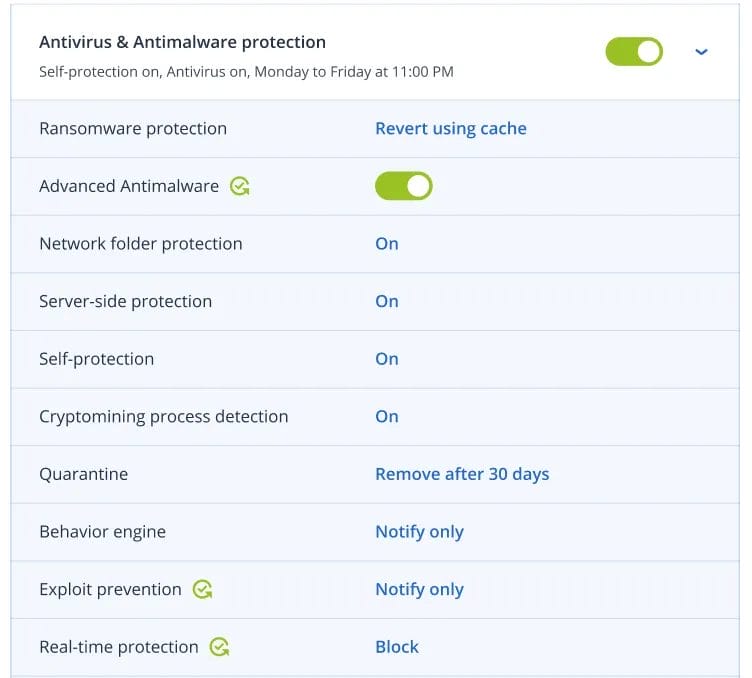 Anti-malware and ransomware protection