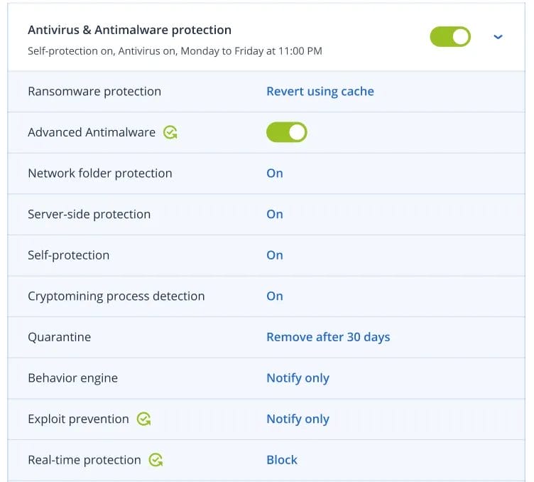 Anti-malware and ransomware protection